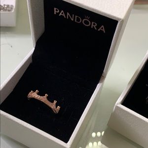 Size 6 Pandora ring rose gold